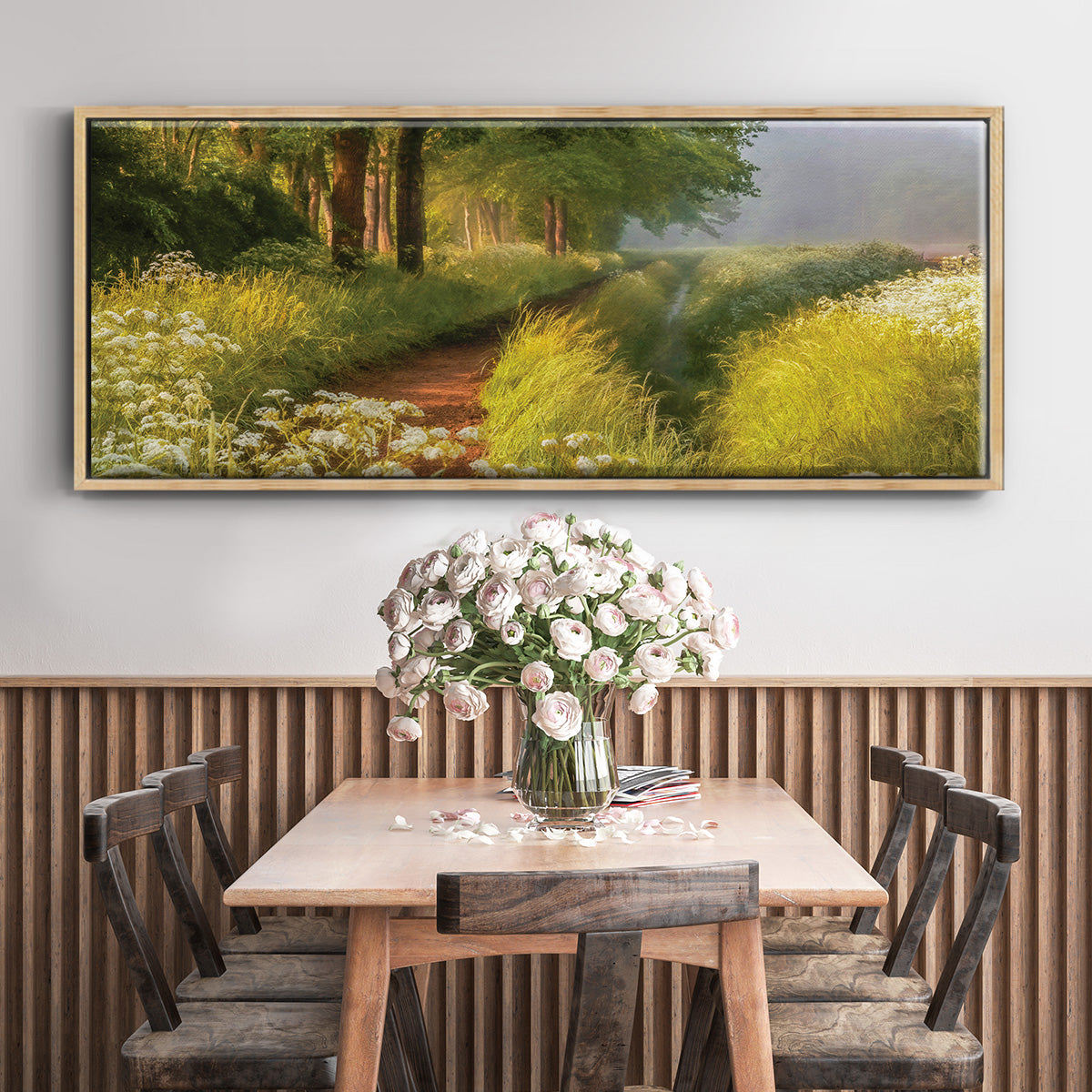 Spring in Holland - Floater Framed Canvas Print