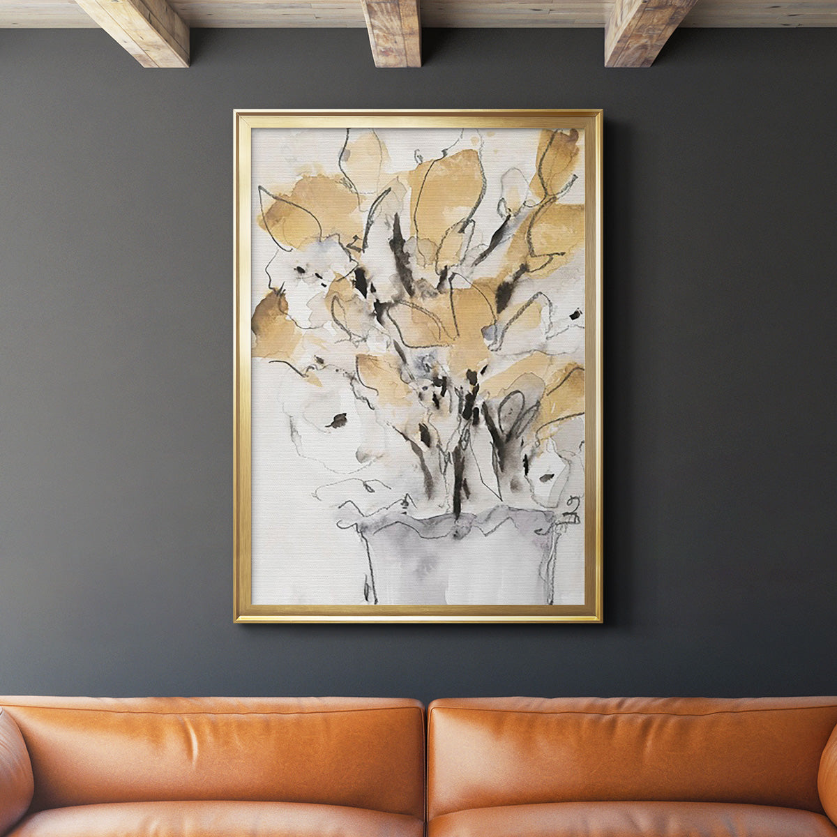 Seasonal Gatherings I - Modern Framed Canvas Print