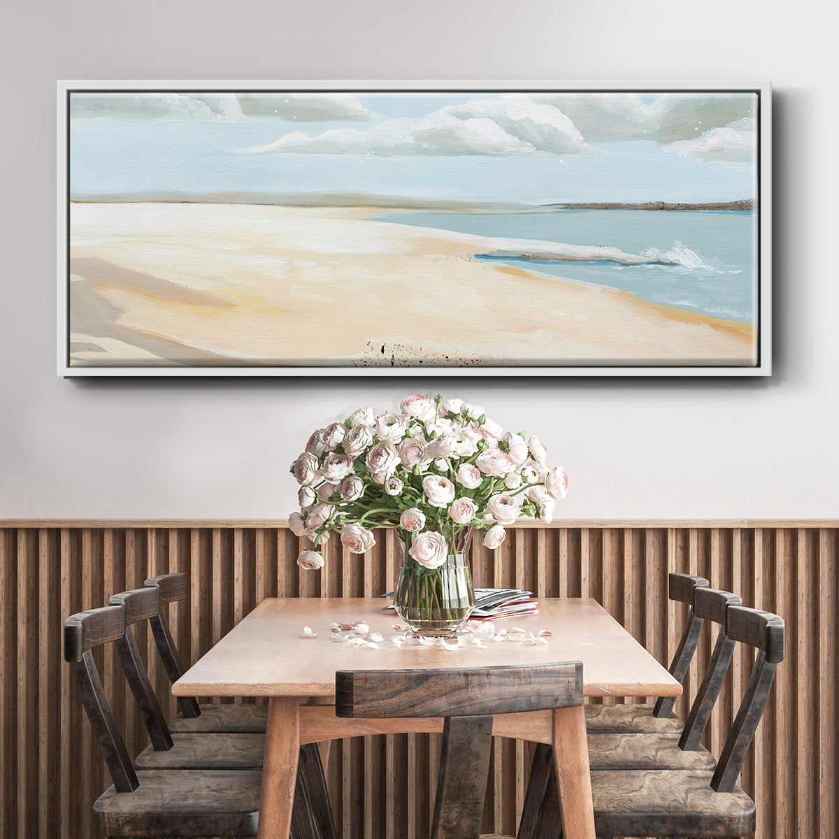Sandy Getaway II - Floater Framed Canvas Print