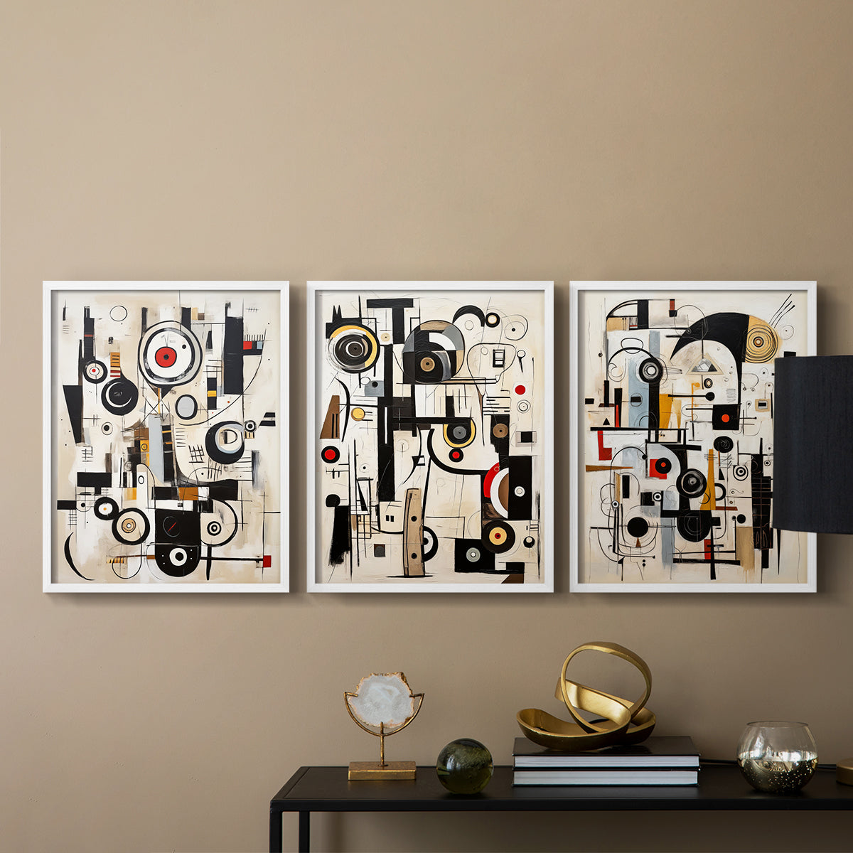 Abstract Series CLXVIII - Restickable Framed Art Set