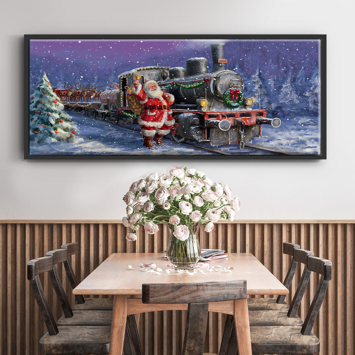 All Aboard - Floater Framed Canvas Print