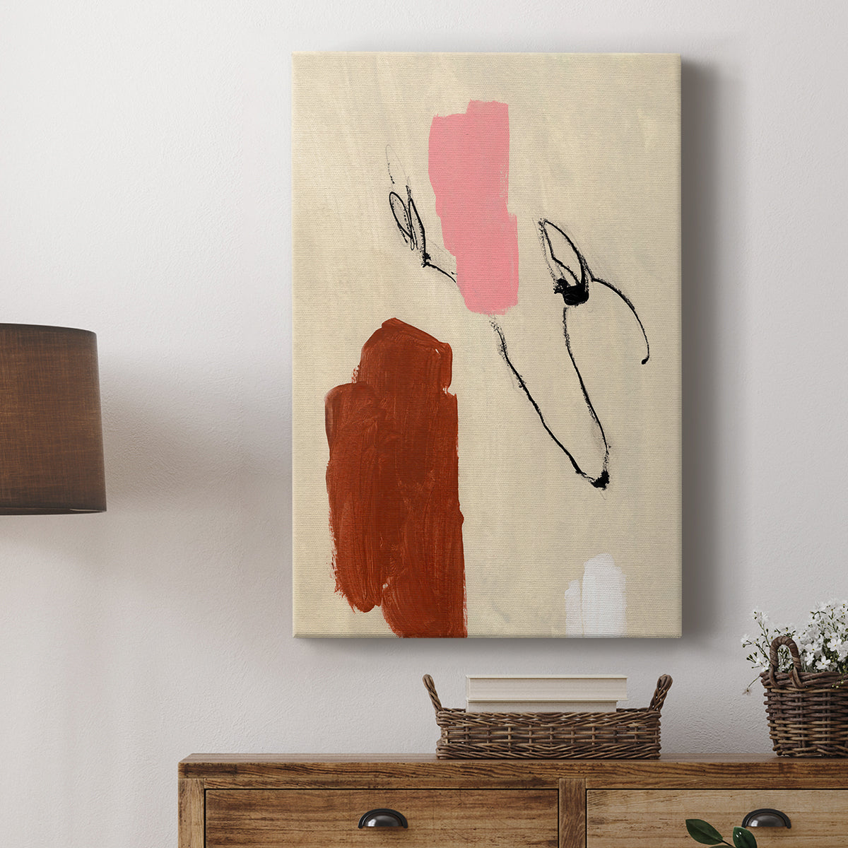 Terra Rosa Abstract I - Canvas Art Print