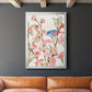 Cherry Blossom Perch II - Modern Framed Canvas Print