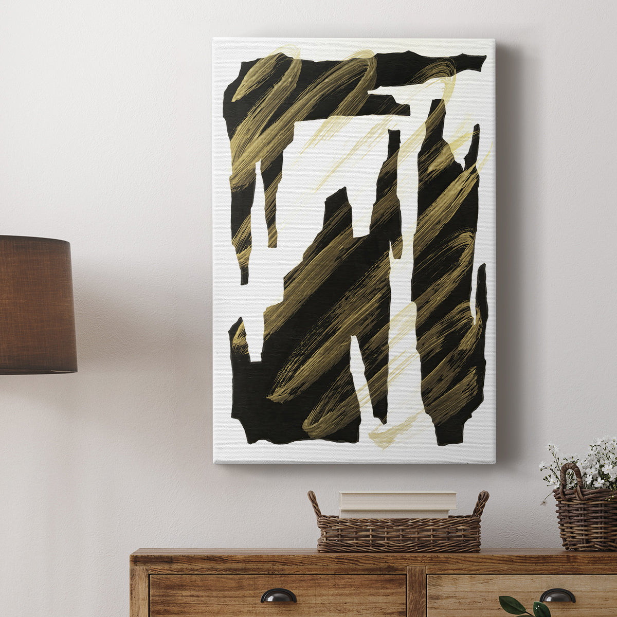 Onyx Obelisks IV - Canvas Art Print