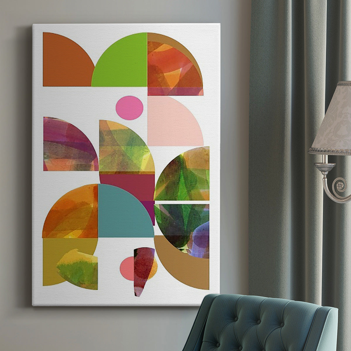 Dorset Shapes II Premium Gallery Wrapped Canvas - Ready to Hang