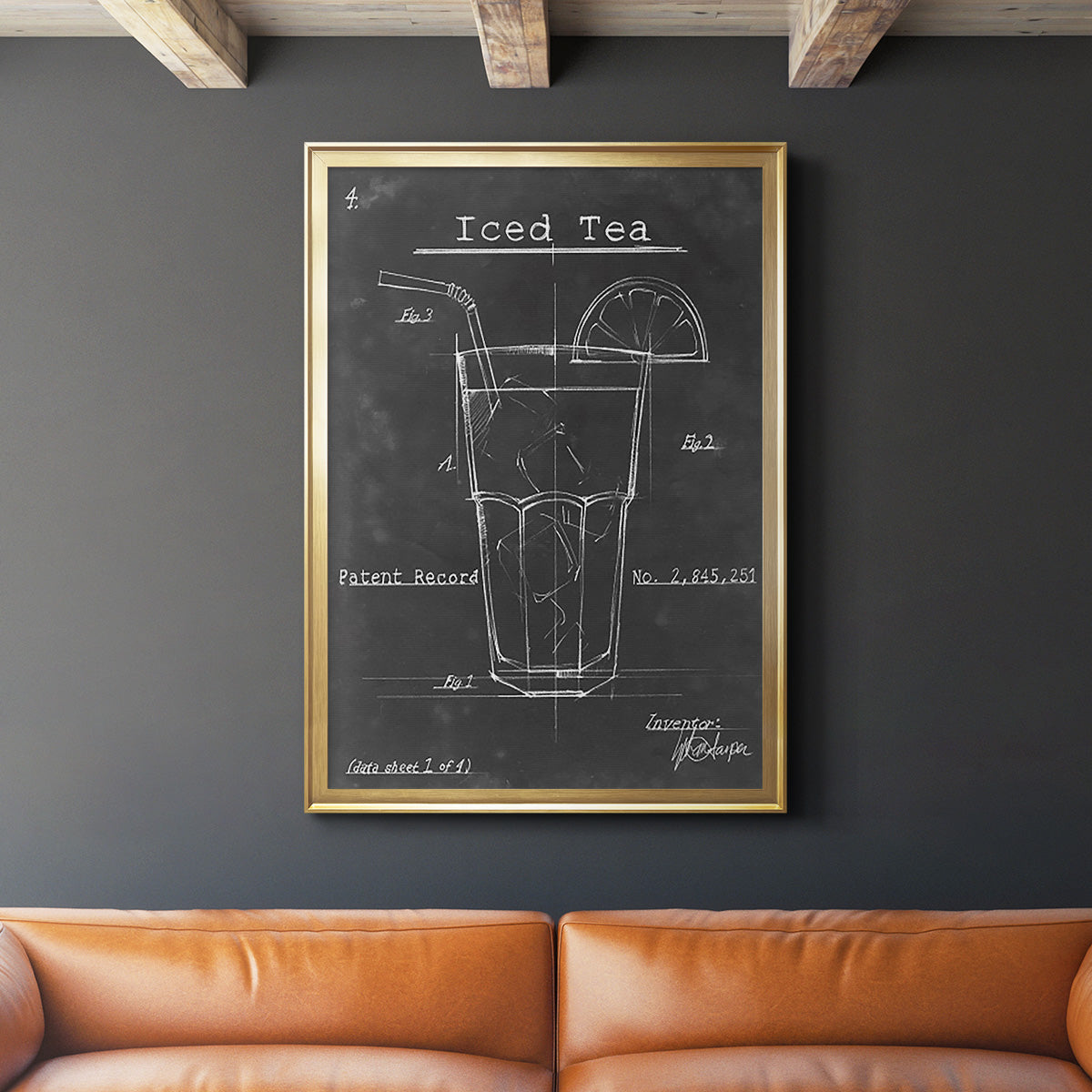 Morning Routine III - Modern Framed Canvas Print