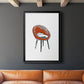 Take a Seat V - Modern Framed Canvas Print