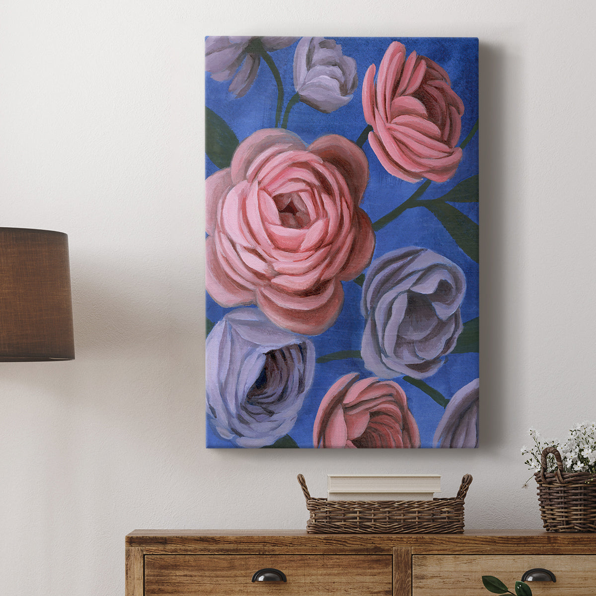 Layered Petals II - Canvas Art Print