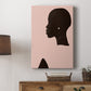 Pink Silhouette I - Canvas Art Print