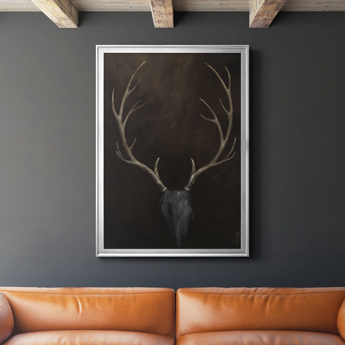 Buck - Modern Framed Canvas Print