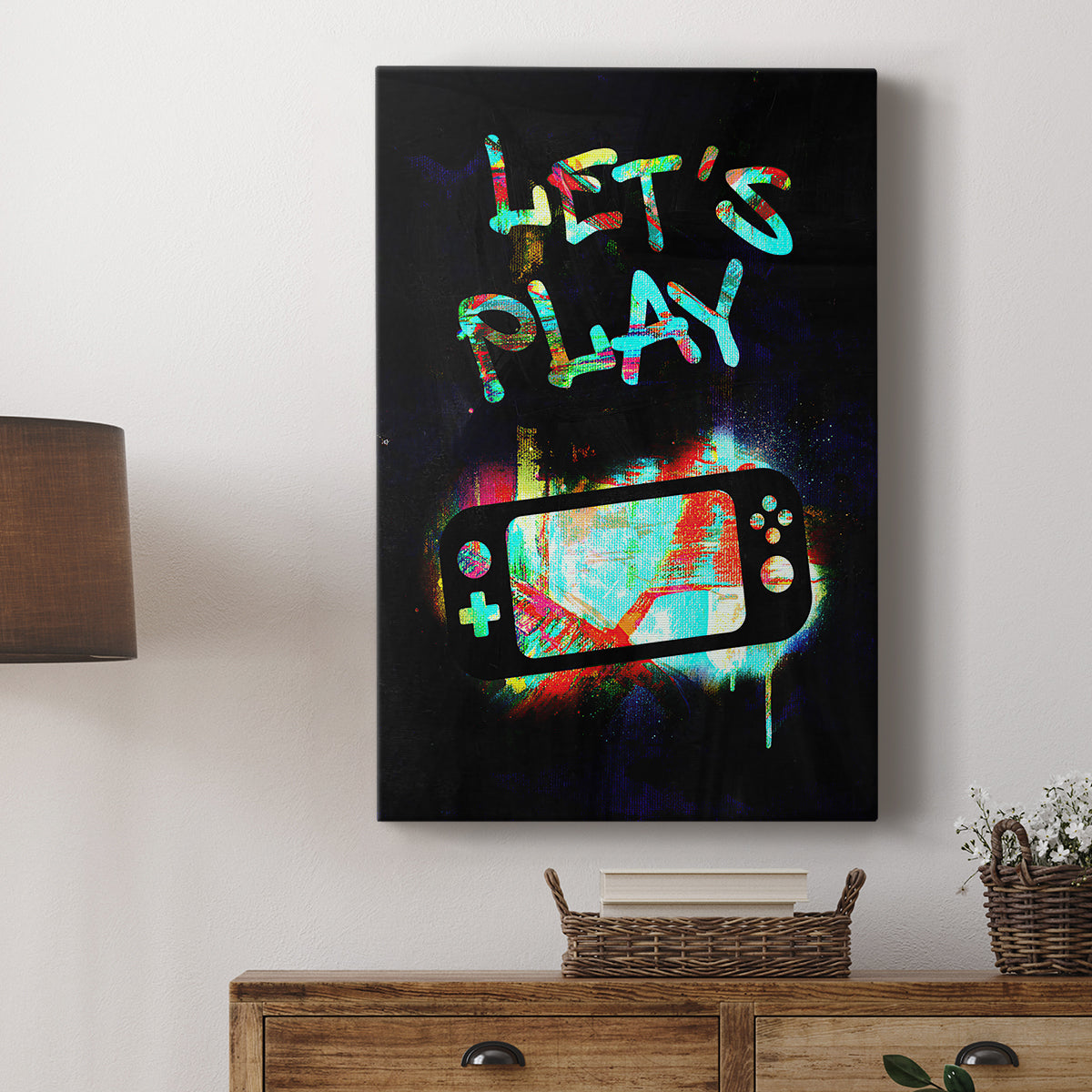 Gamer Tag III - Canvas Art Print