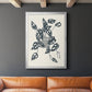 Growing Leaves IV - Modern Framed Canvas Print