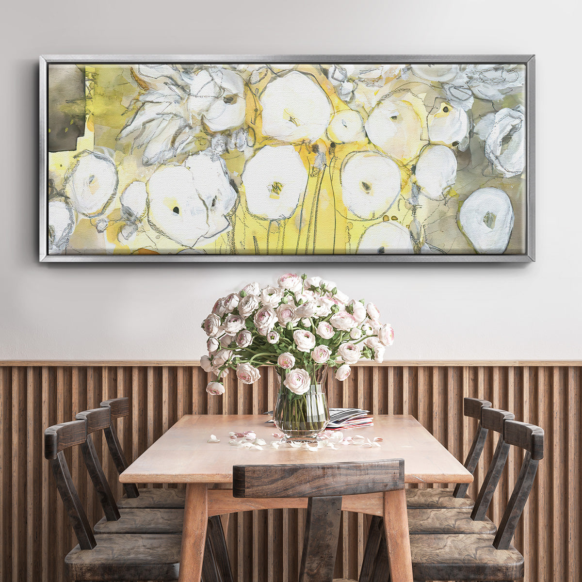 Heirloom Treasure II - Floater Framed Canvas Print
