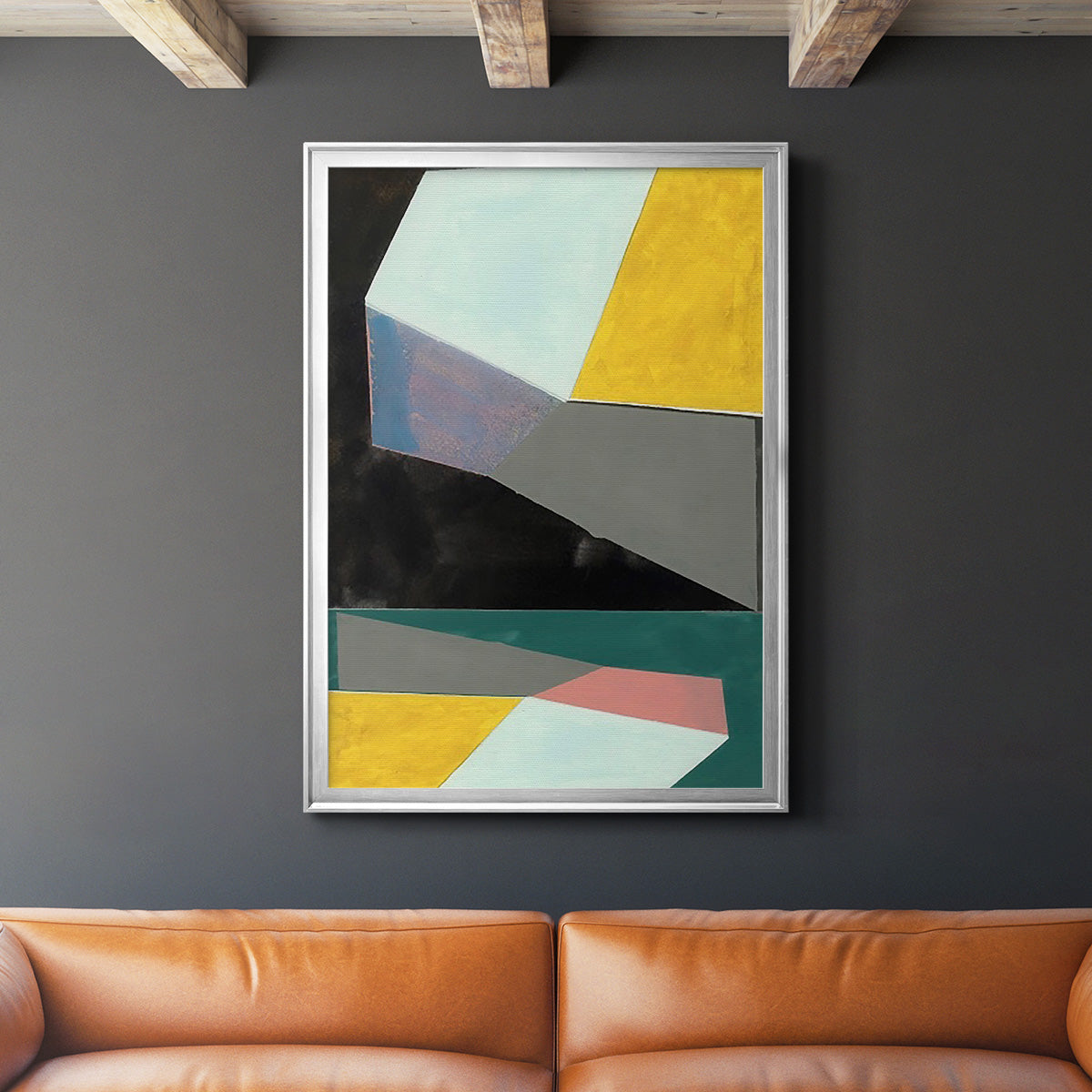 Chop II - Modern Framed Canvas Print