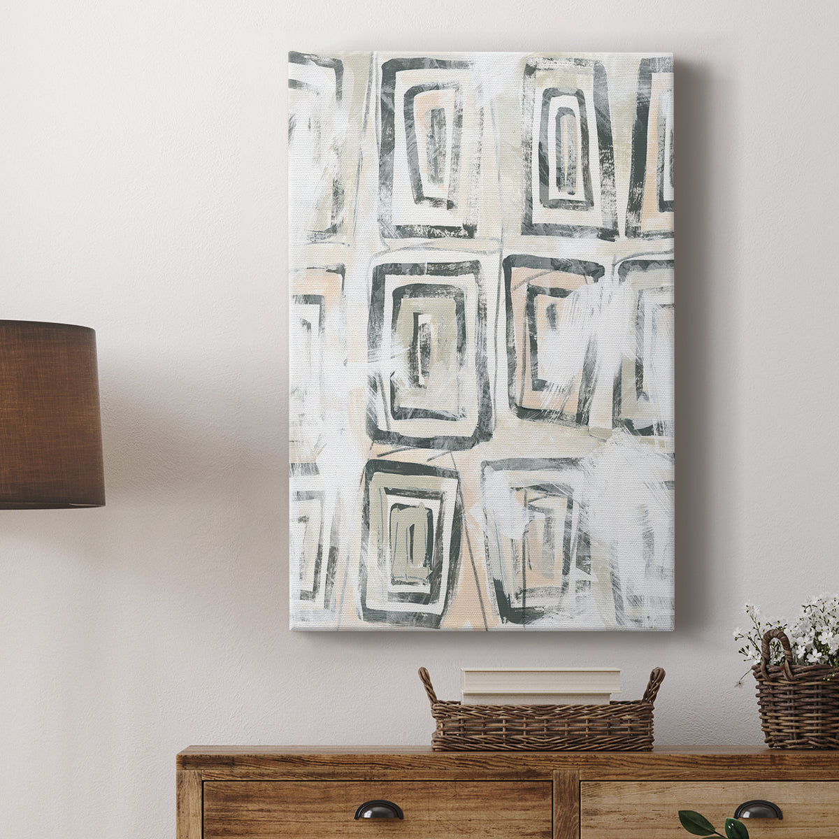 Sand Glyphs IV - Canvas Art Print