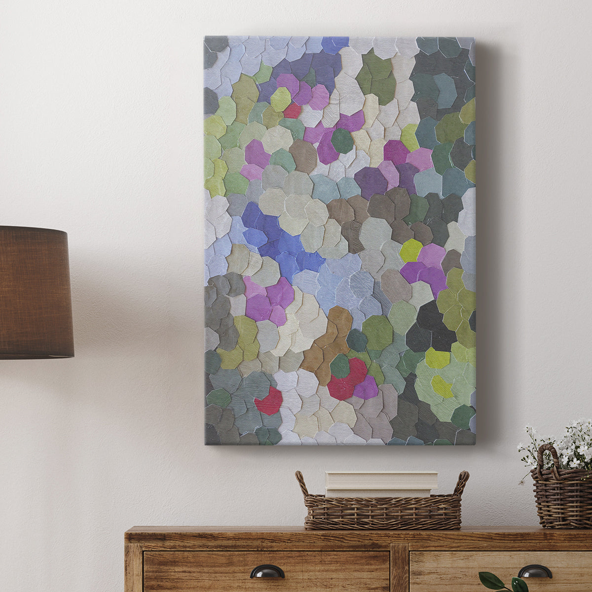 Monaco Hill Garden - Canvas Art Print