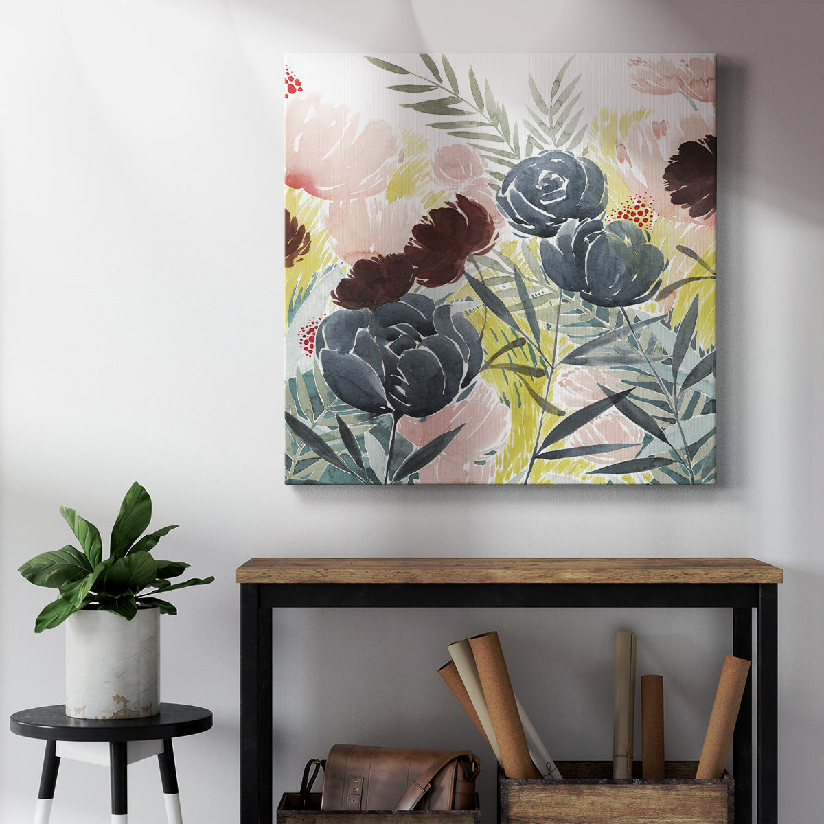 Unbridled Blooms I-Premium Gallery Wrapped Canvas - Ready to Hang