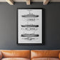 Industrial Ship - Modern Framed Canvas Print
