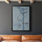Wires VI - Modern Framed Canvas Print