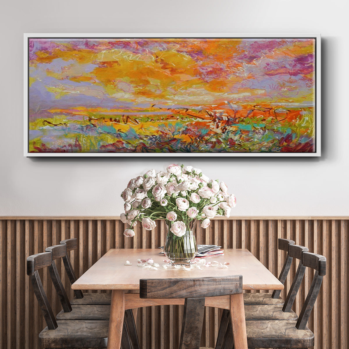 Radiance Remembered - Floater Framed Canvas Print