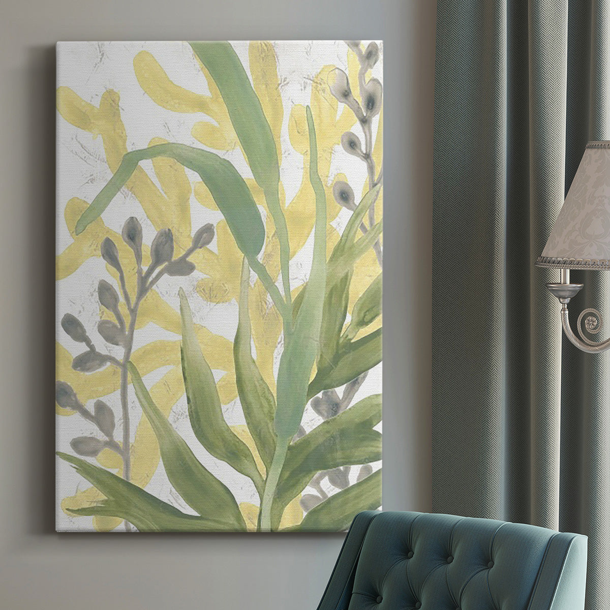 Sea Grass Fresco I Premium Gallery Wrapped Canvas - Ready to Hang