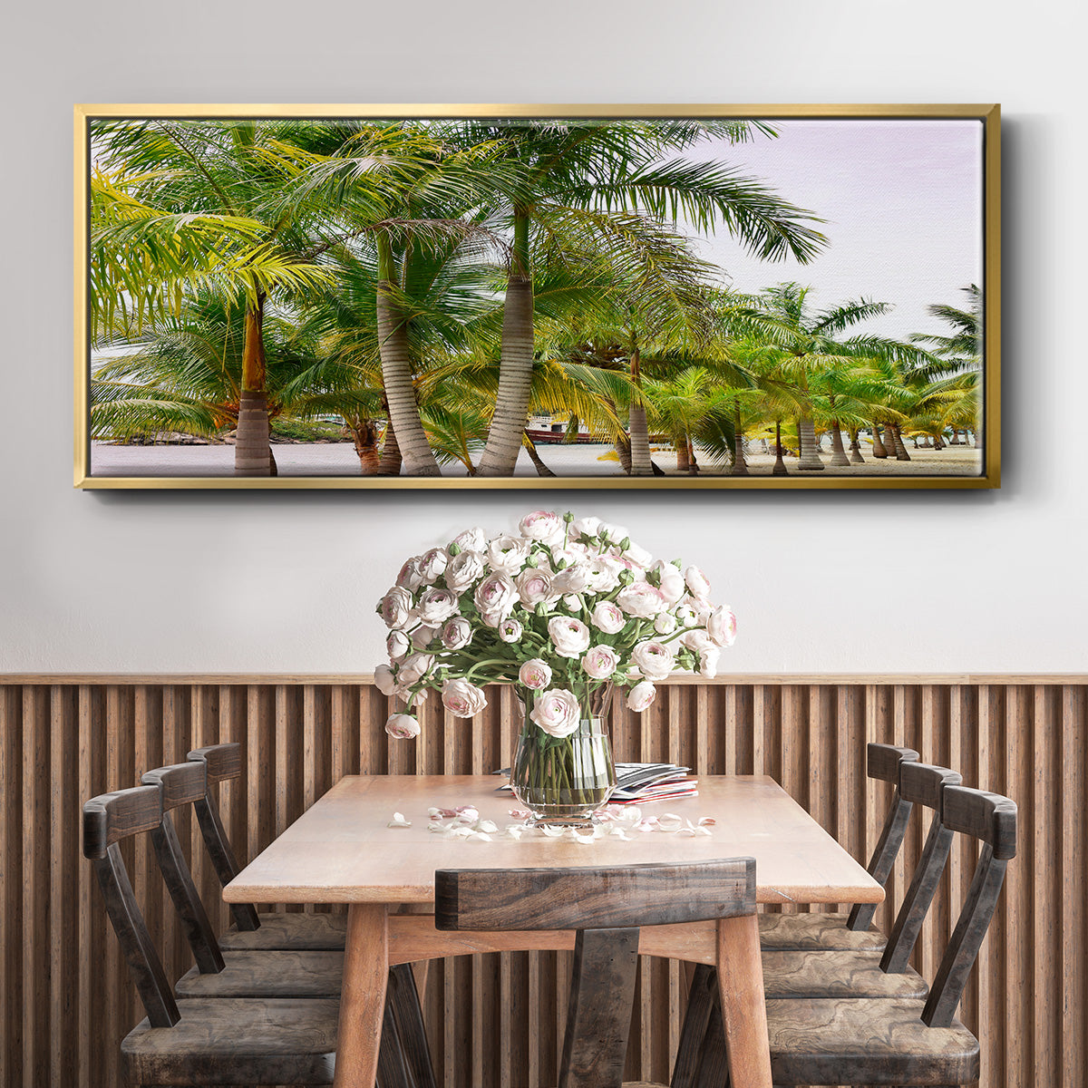 Summer Day - Floater Framed Canvas Print