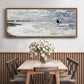 The Sea at Le Havre, 1868 - Floater Framed Canvas Print