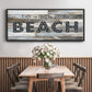 Better at the Beach - Floater Framed Canvas Print