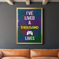 Gamer at Play I - Modern Framed Canvas Print