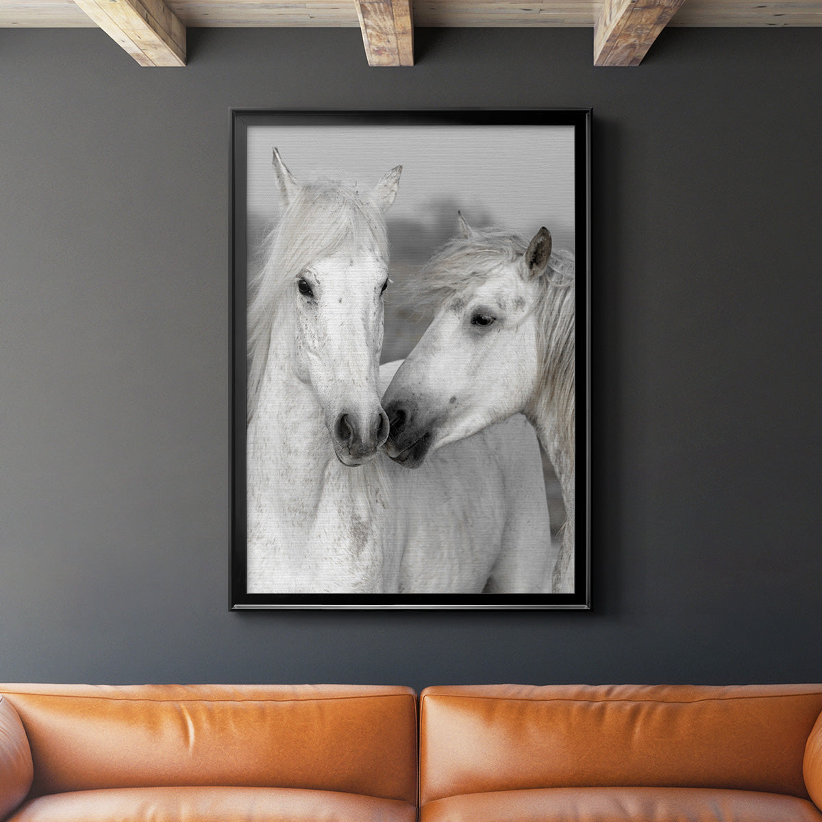 Affection I - Modern Framed Canvas Print