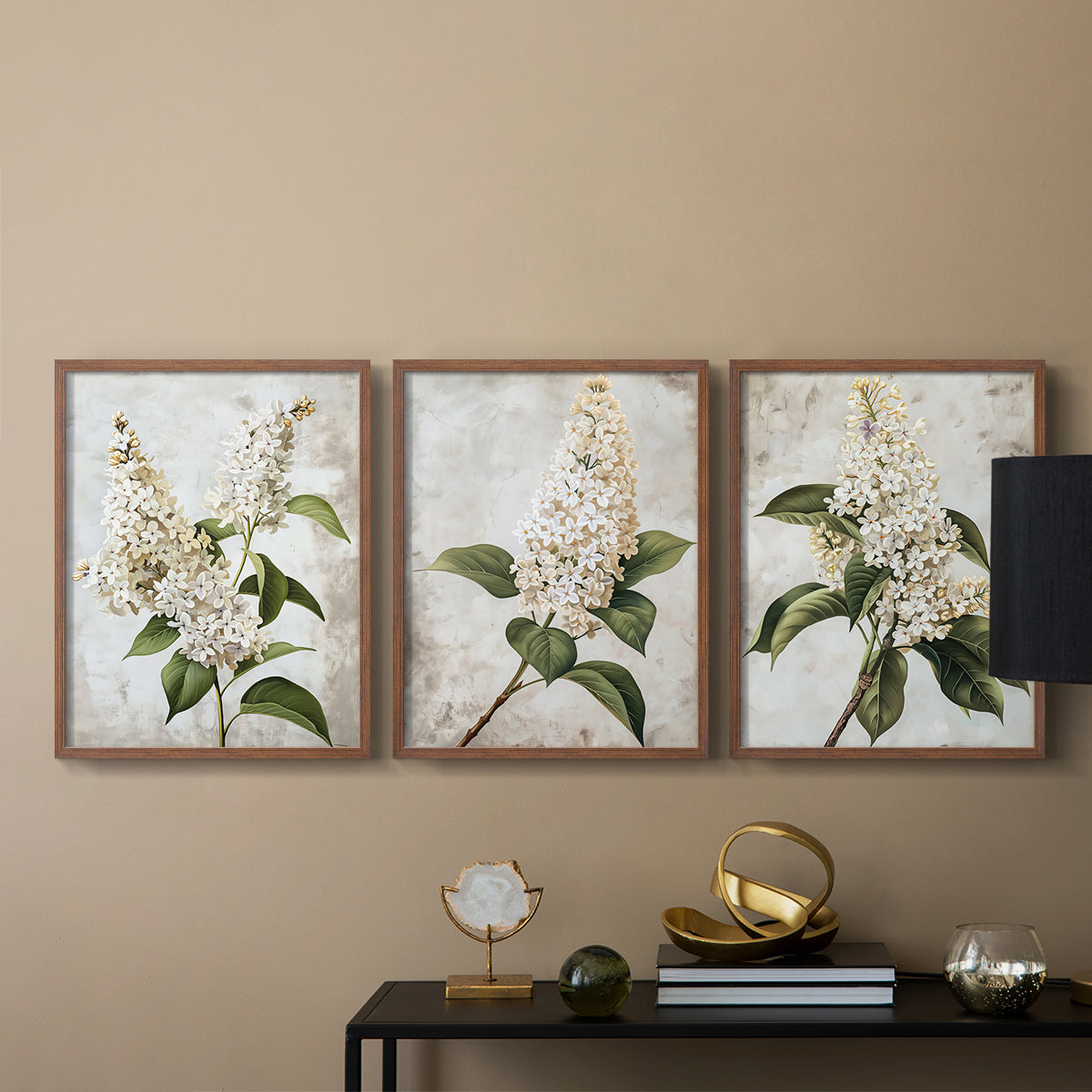 Floral Study Series LXXXVII - Restickable Framed Art Set