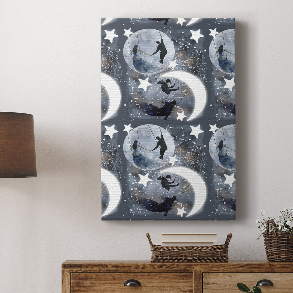 Celestial Love Collection E - Canvas Art Print