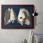 Conch Shells on Navy I Premium Framed Canvas- Ready to Hang