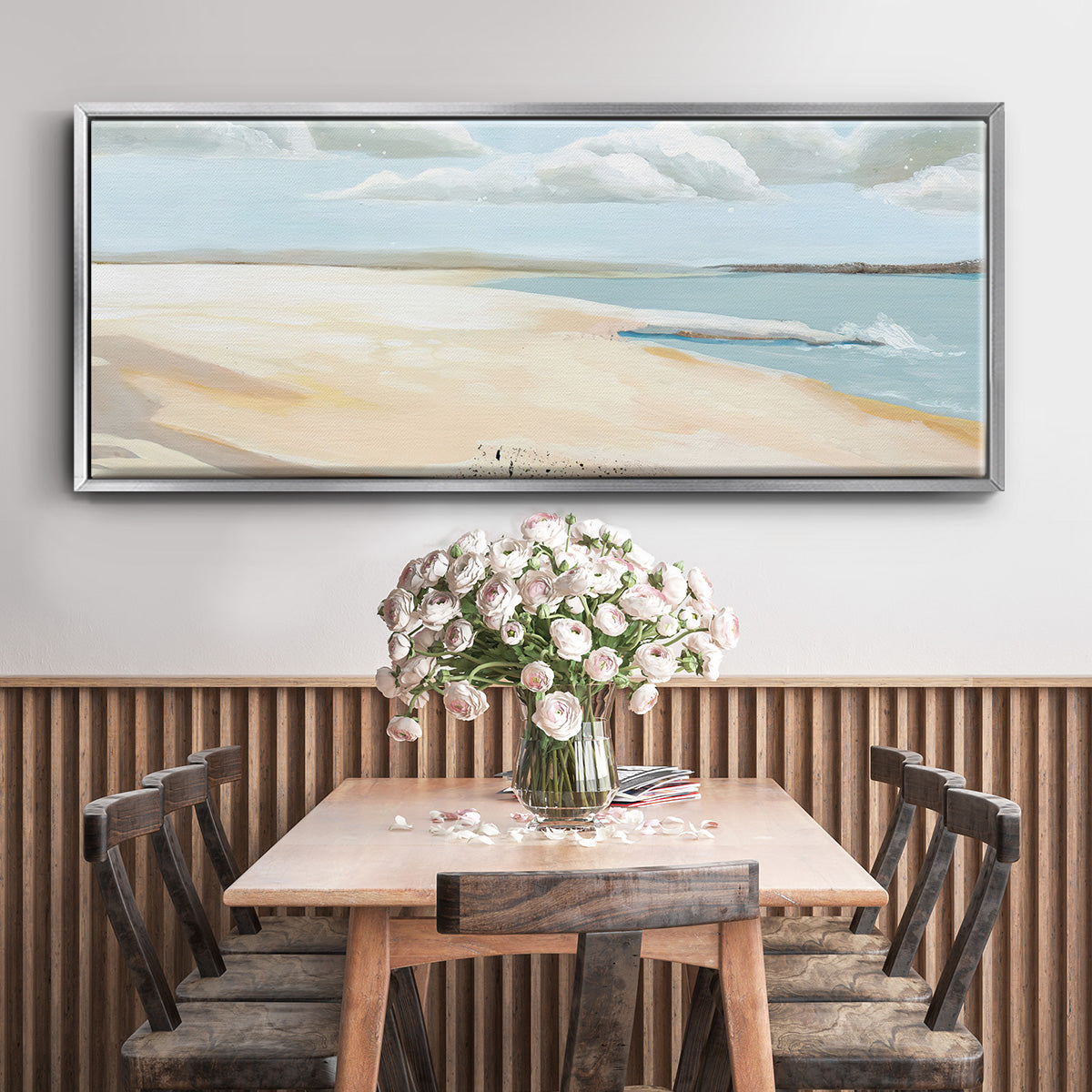 Sandy Getaway II - Floater Framed Canvas Print