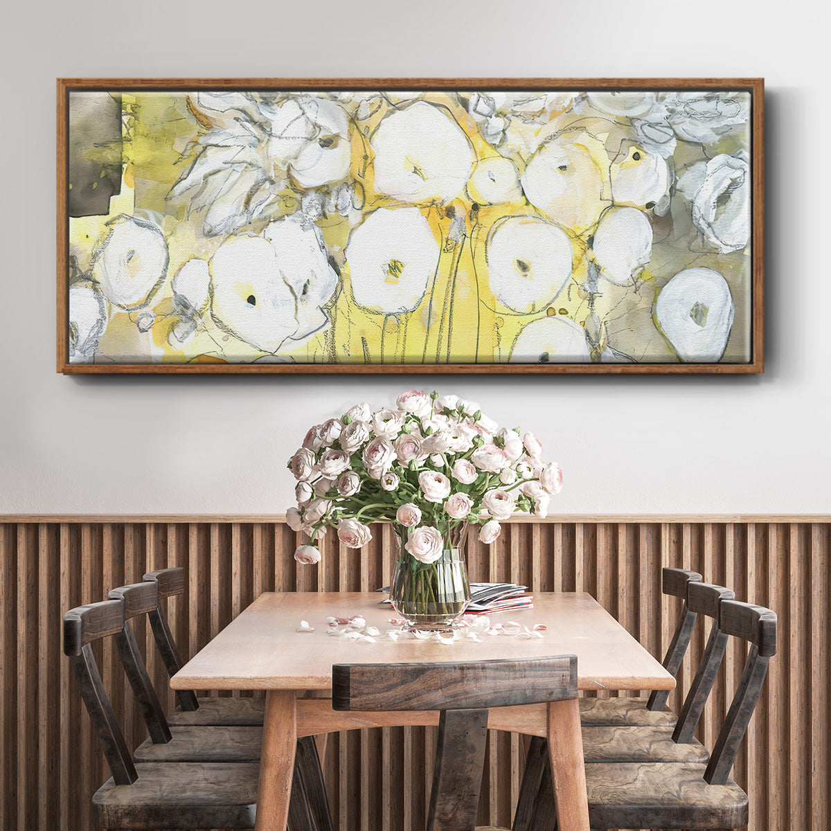 Heirloom Treasure II - Floater Framed Canvas Print