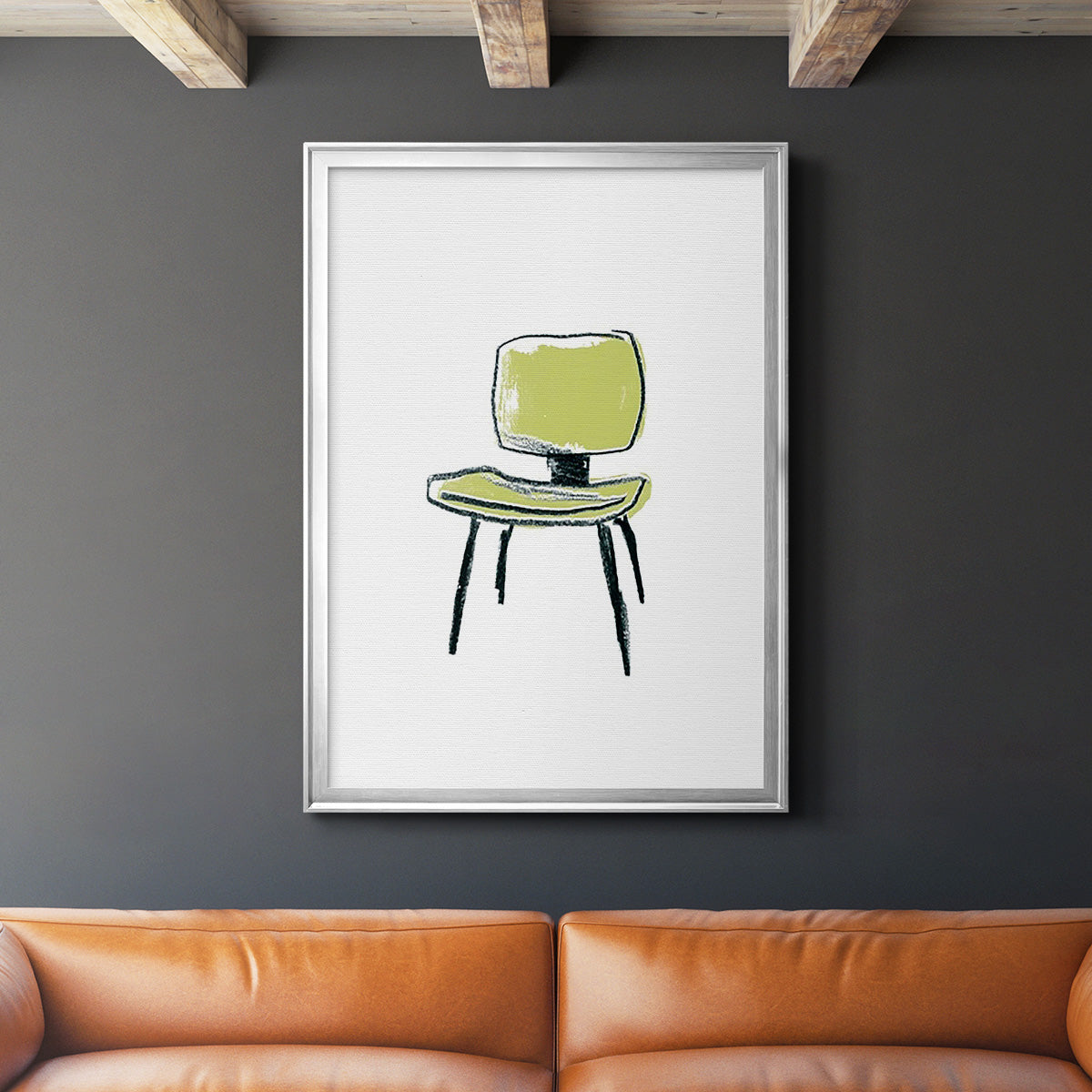 Take a Seat VI - Modern Framed Canvas Print