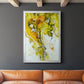 Golden Foliage II - Modern Framed Canvas Print