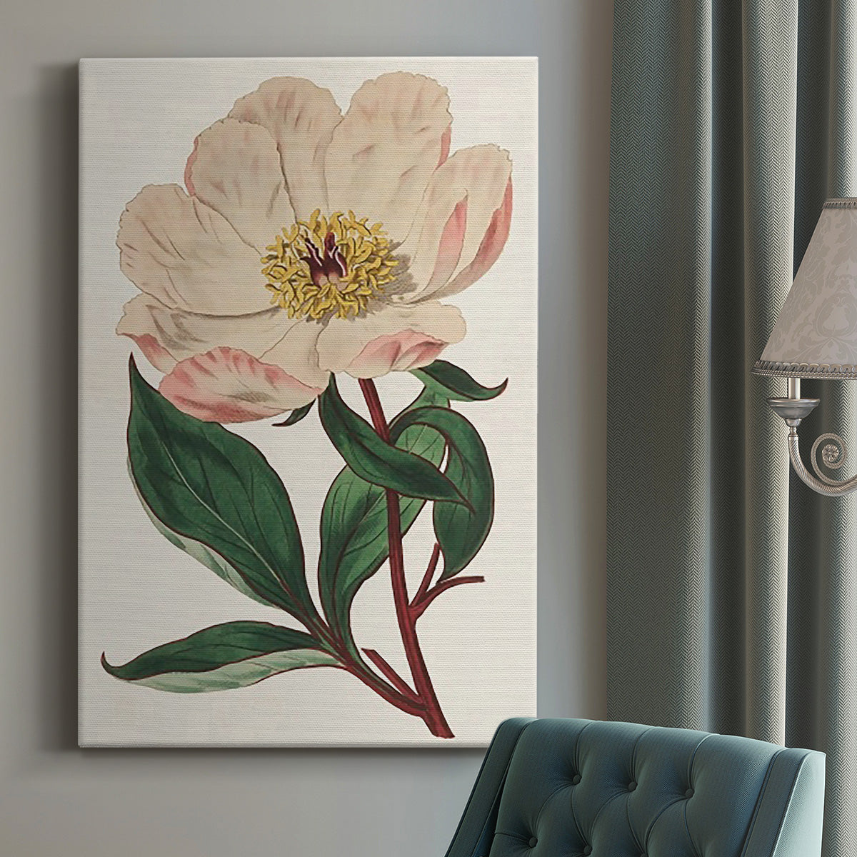 Pink Floral Mix VII - Canvas Art Print