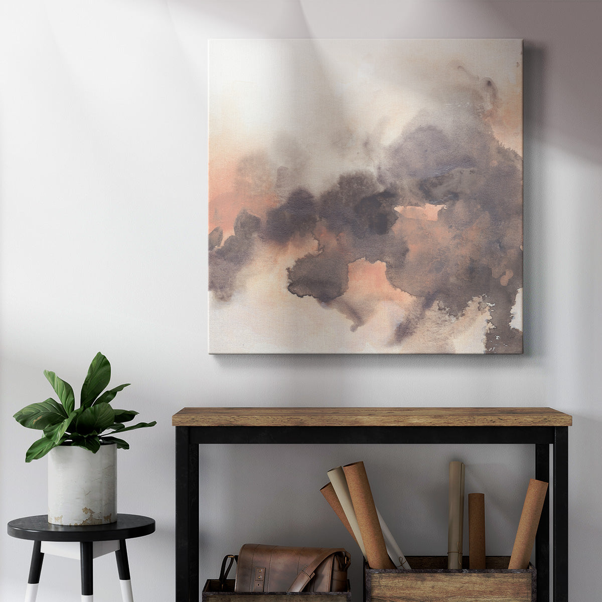 Smoke Surface II - Canvas Art Print