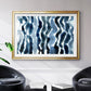 True Blue Wave I - Modern Framed Art Print