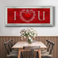 DIY Love Collection H - Floater Framed Canvas Print
