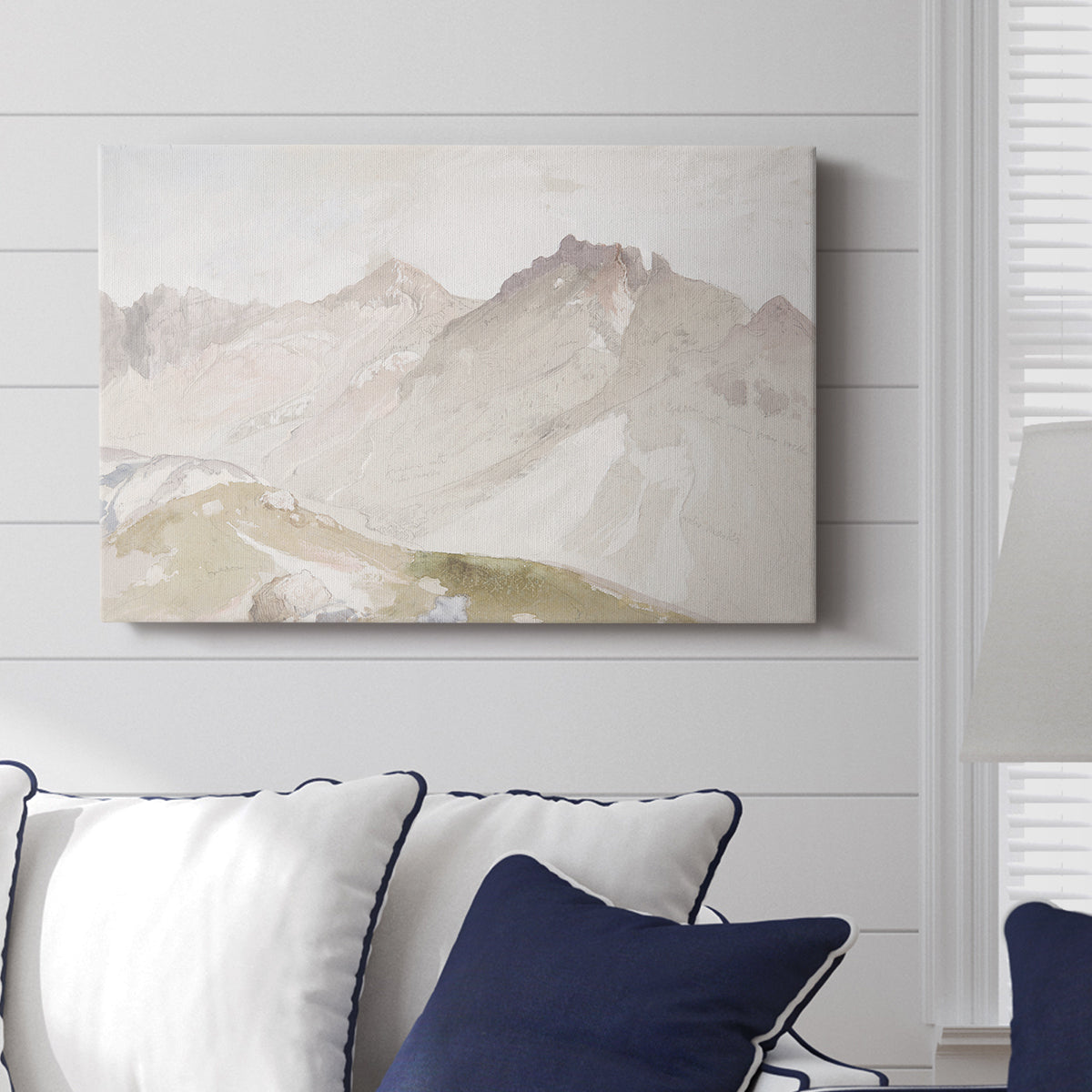 Watercolor Mountain X - Canvas Art Print