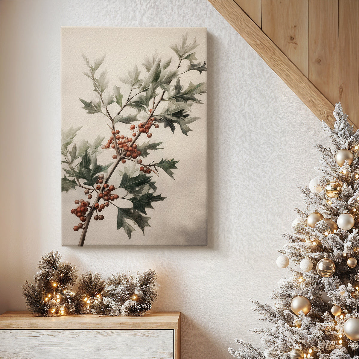 Icicles of Golden Promise - Canvas Art Print