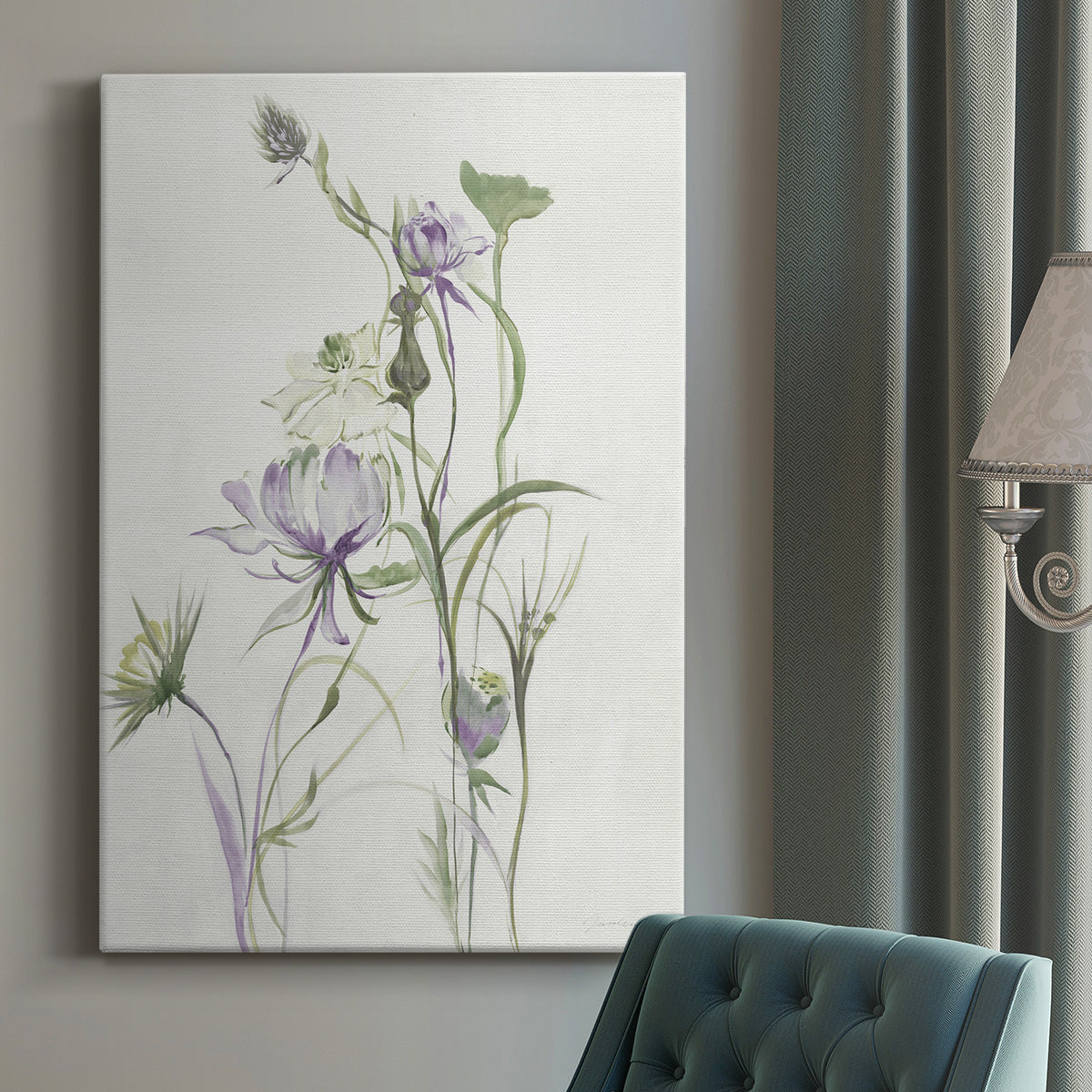 LATE SUMMER WILDFLOWERS II Premium Gallery Wrapped Canvas - Ready to Hang