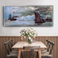 Seascape - Floater Framed Canvas Print