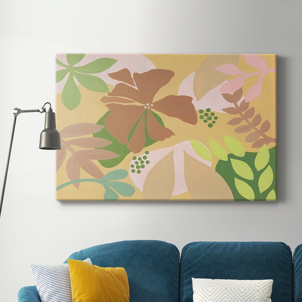 Neutral Blooms IV Premium Gallery Wrapped Canvas - Ready to Hang