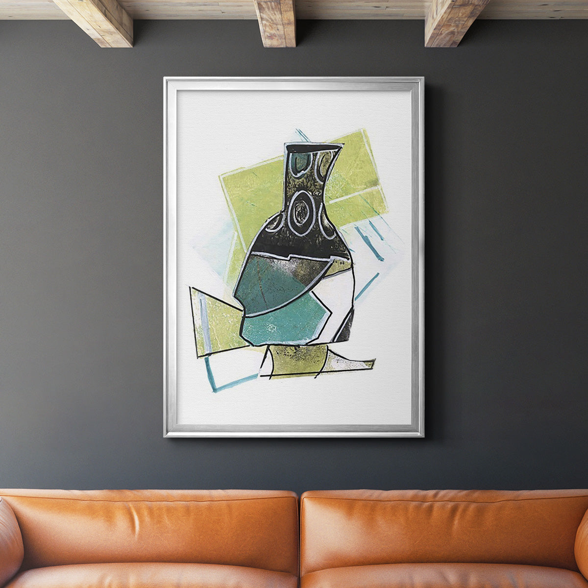 Jubilee Jugs II - Modern Framed Canvas Print