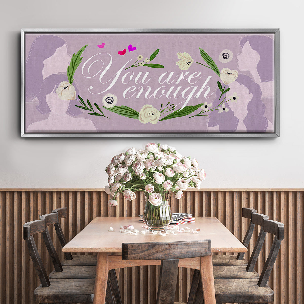 Happy Galentine's Day Collection D - Floater Framed Canvas Print