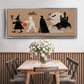 Graphic Halloween Collection D - Floater Framed Canvas Print