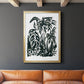 Ink Jungle IV - Modern Framed Canvas Print